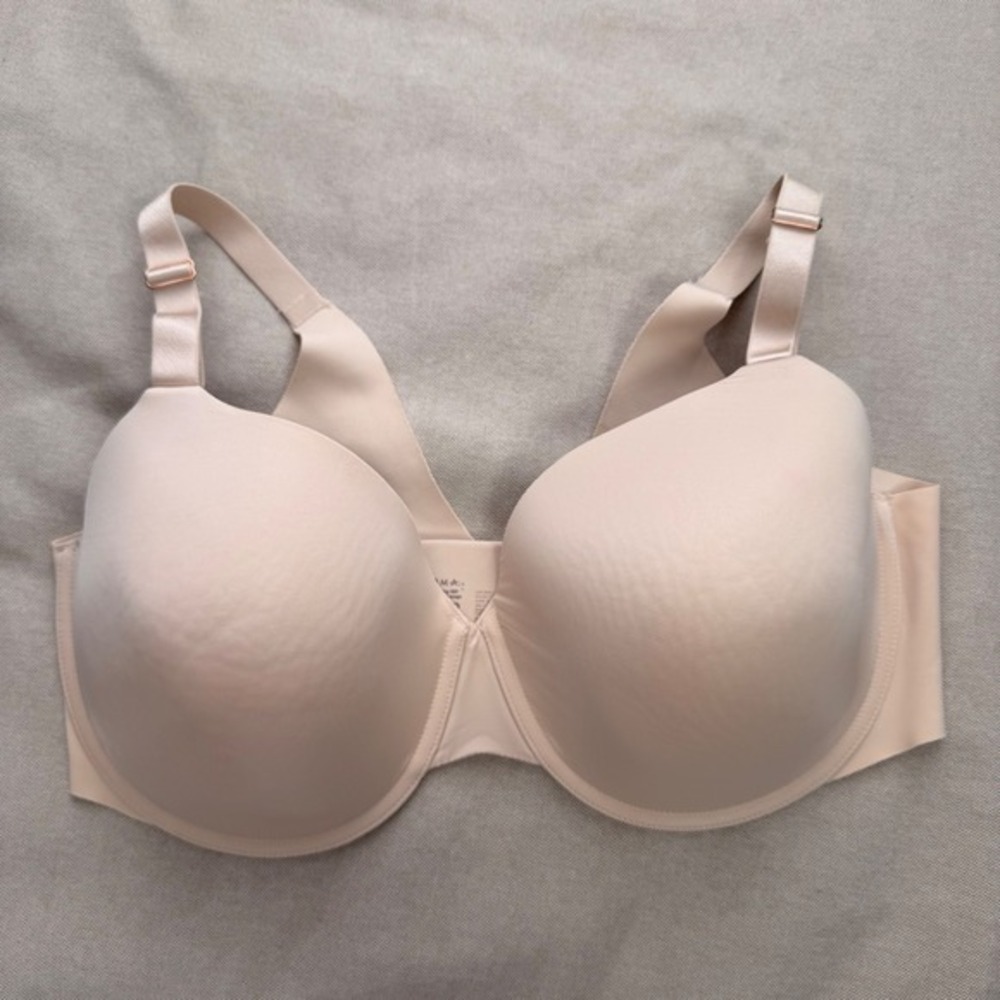 Soma Vanishing 360‎ Perfect Coverage Underwire Bra Nude Beige 40DD 012201